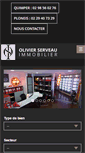Mobile Screenshot of olivier-serveau-immobilier.com