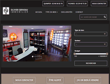 Tablet Screenshot of olivier-serveau-immobilier.com
